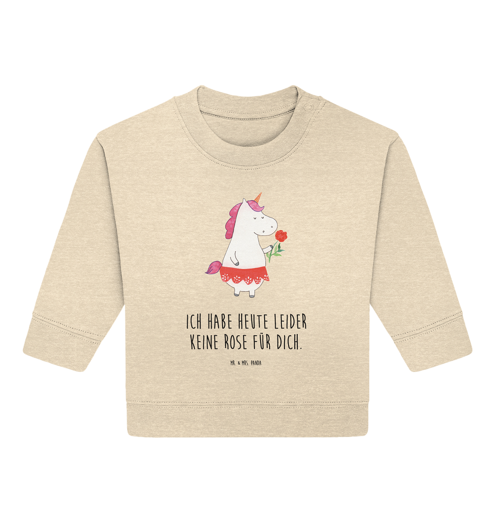 Organic Baby Pullover Einhorn Dame