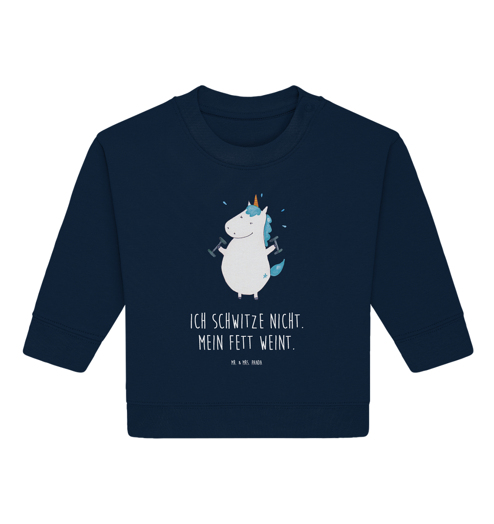 Organic Baby Pullover Einhorn Fitness