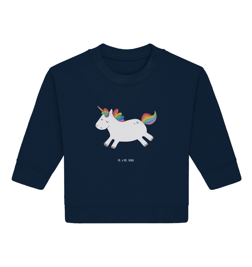 Organic Baby Pullover Einhorn Happy