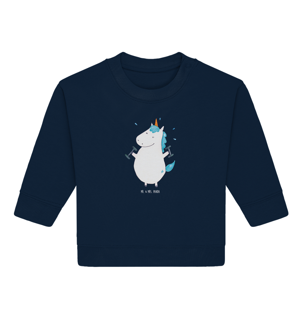 Organic Baby Pullover Einhorn Fitness
