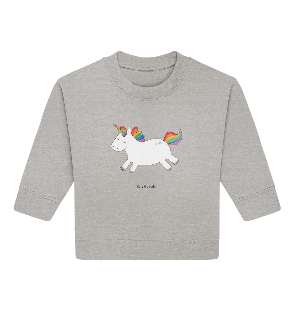 Organic Baby Pullover Einhorn Happy