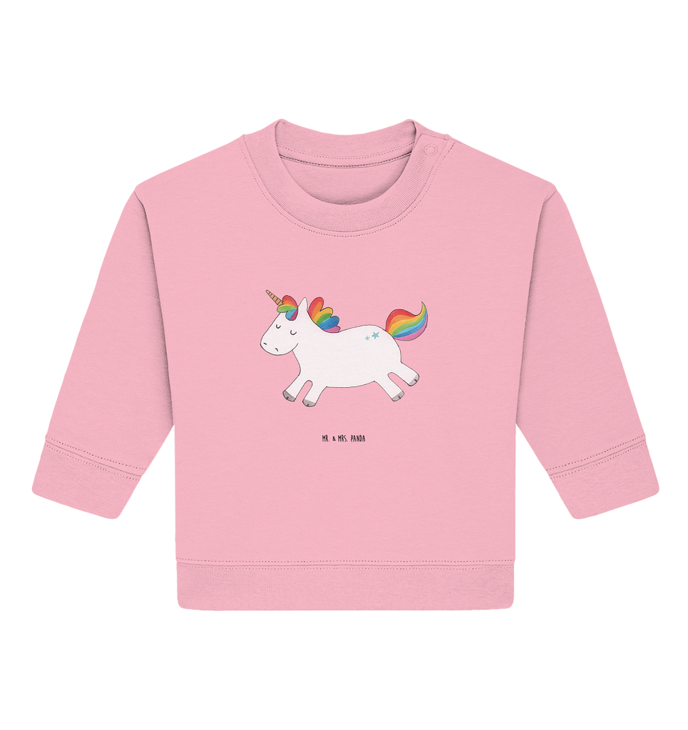 Organic Baby Pullover Einhorn Happy