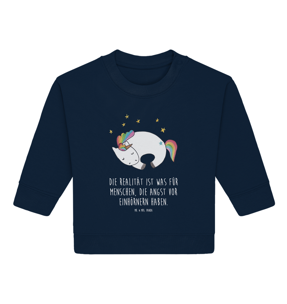 Organic Baby Pullover Einhorn Nacht