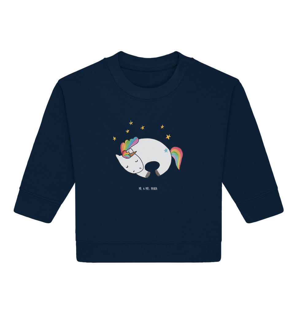 Organic Baby Pullover Einhorn Nacht