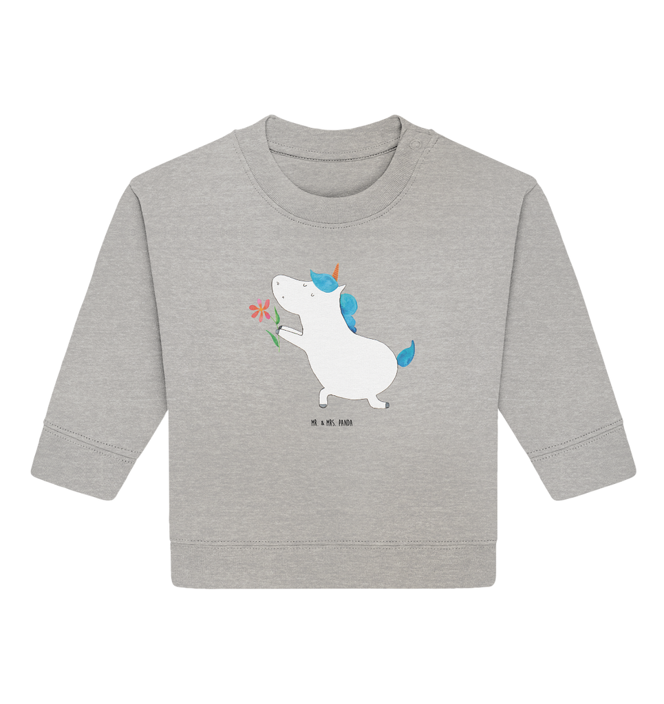 Organic Baby Pullover Einhorn Blume
