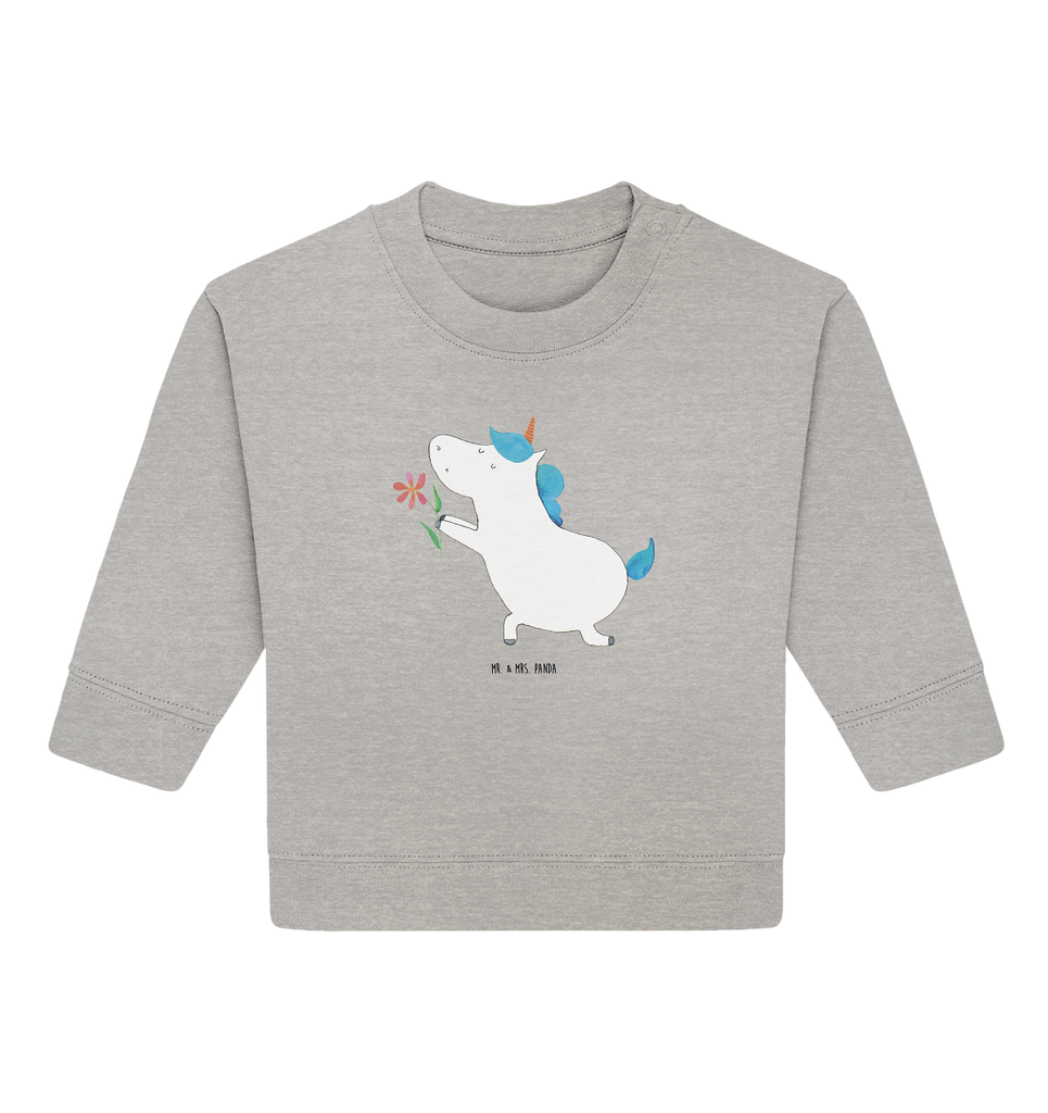 Organic Baby Pullover Einhorn Blume