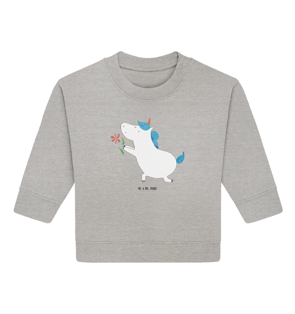 Organic Baby Pullover Einhorn Blume