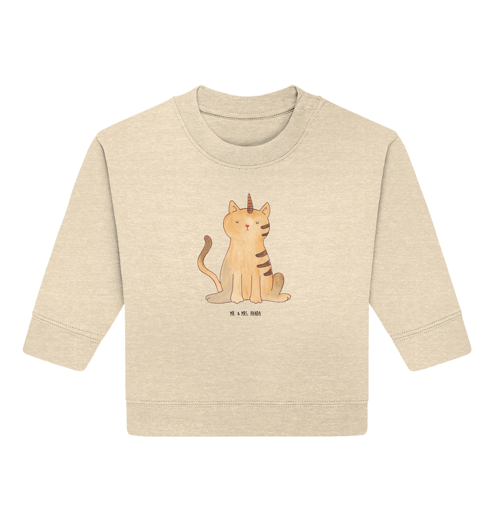 Organic Baby Pullover Einhorn Katze