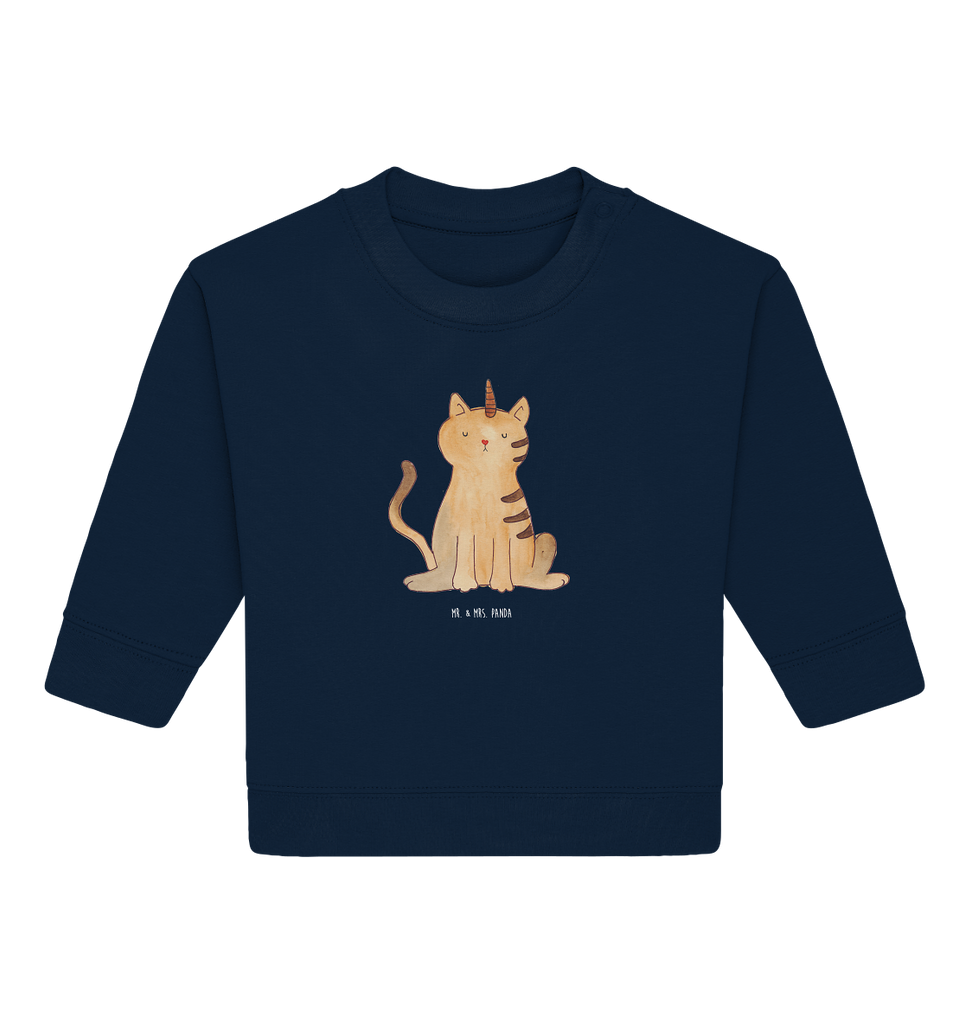 Organic Baby Pullover Einhorn Katze