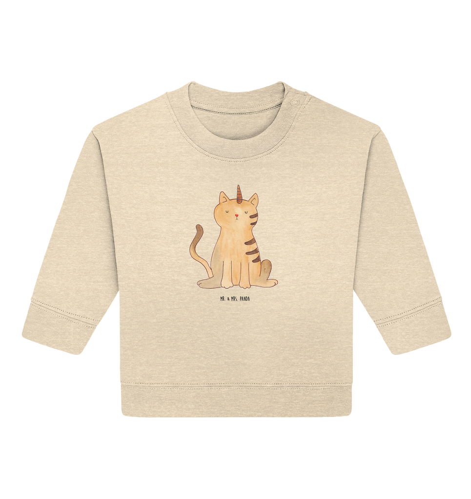 Organic Baby Pullover Einhorn Katze