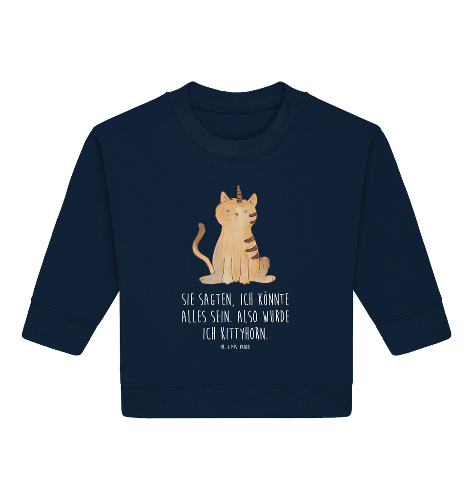 Organic Baby Pullover Einhorn Katze