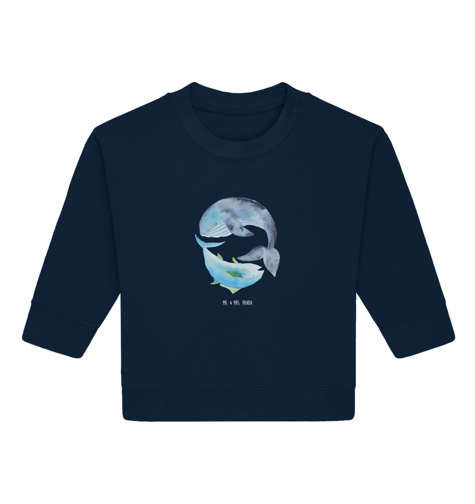 Organic Baby Pullover Walfisch & Thunfisch