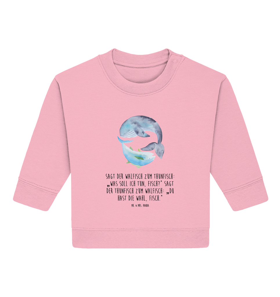 Organic Baby Pullover Walfisch & Thunfisch