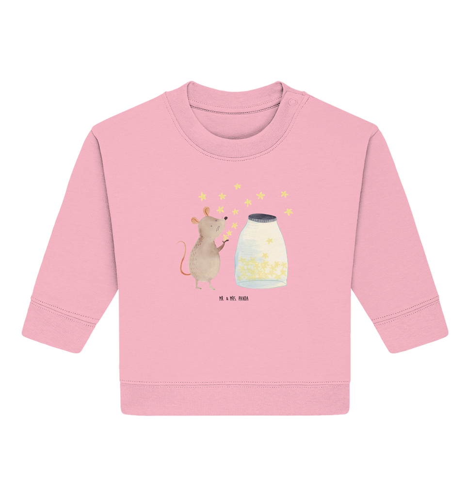 Organic Baby Pullover Maus Sterne