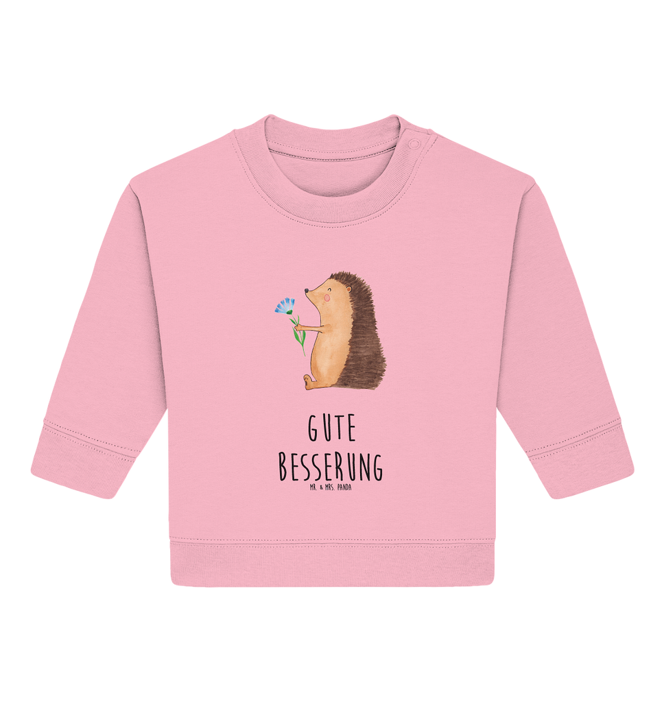 Organic Baby Pullover Igel mit Blume