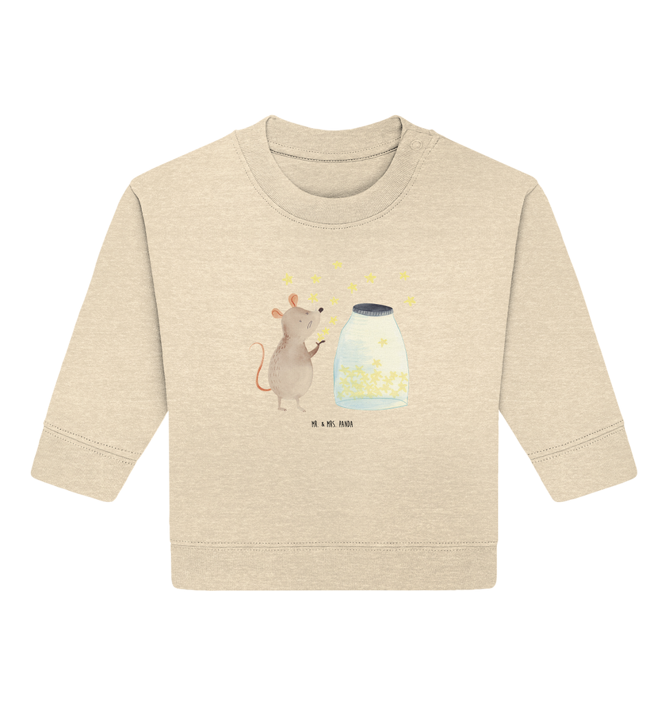 Organic Baby Pullover Maus Sterne