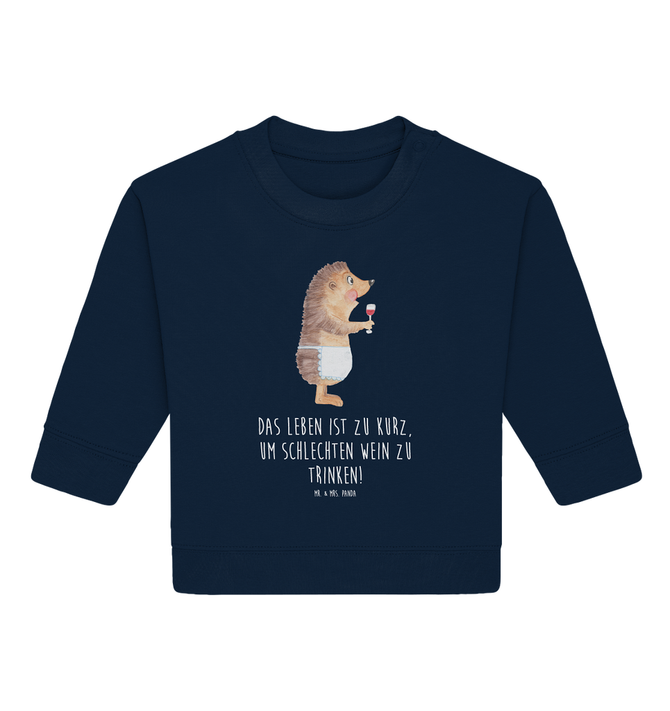 Organic Baby Pullover Igel mit Wein