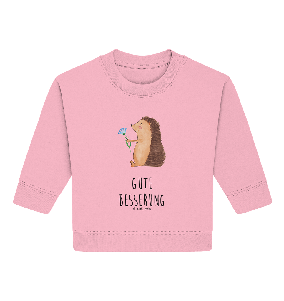 Organic Baby Pullover Igel mit Blume