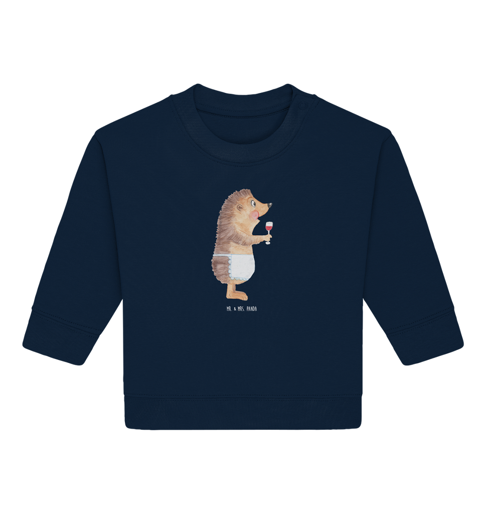 Organic Baby Pullover Igel mit Wein