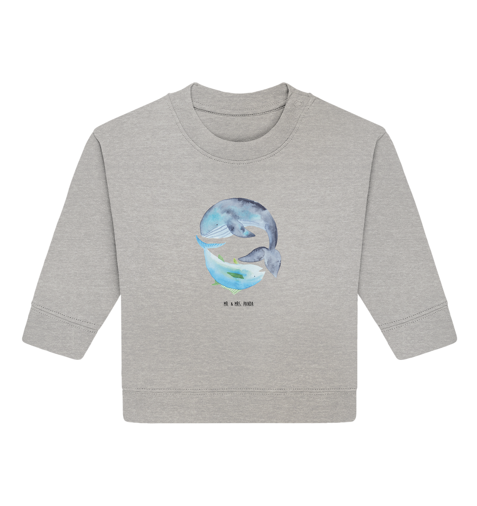 Organic Baby Pullover Walfisch & Thunfisch