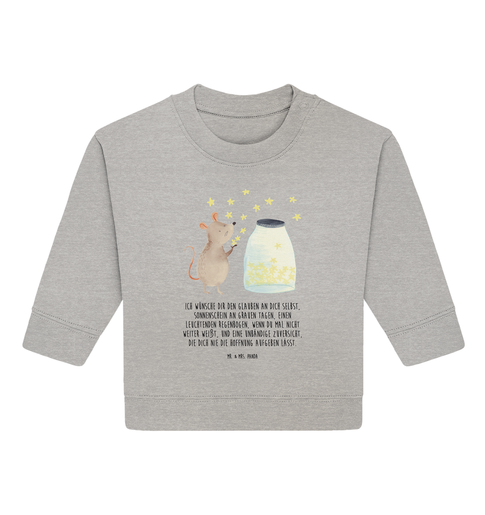Organic Baby Pullover Maus Sterne