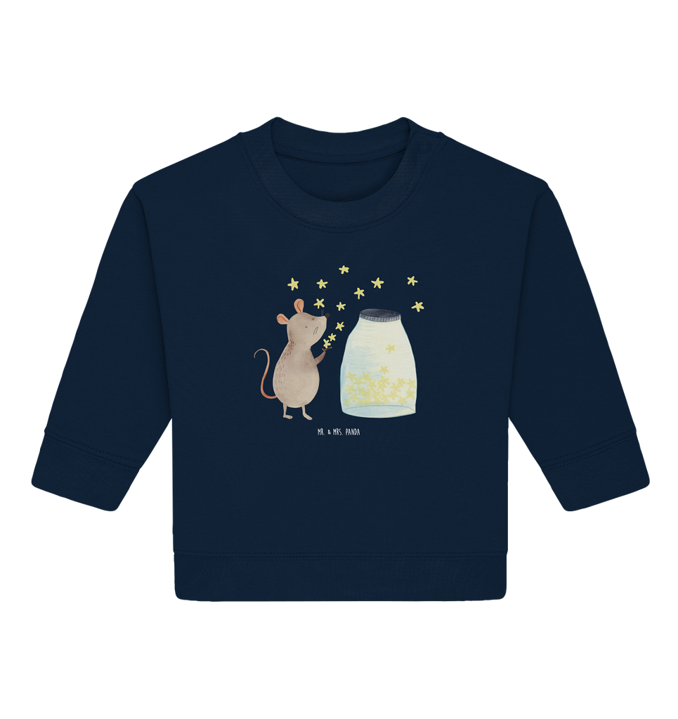 Organic Baby Pullover Maus Sterne