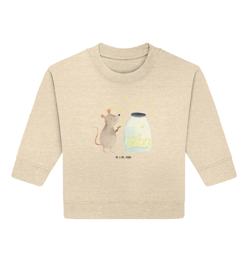 Organic Baby Pullover Maus Sterne