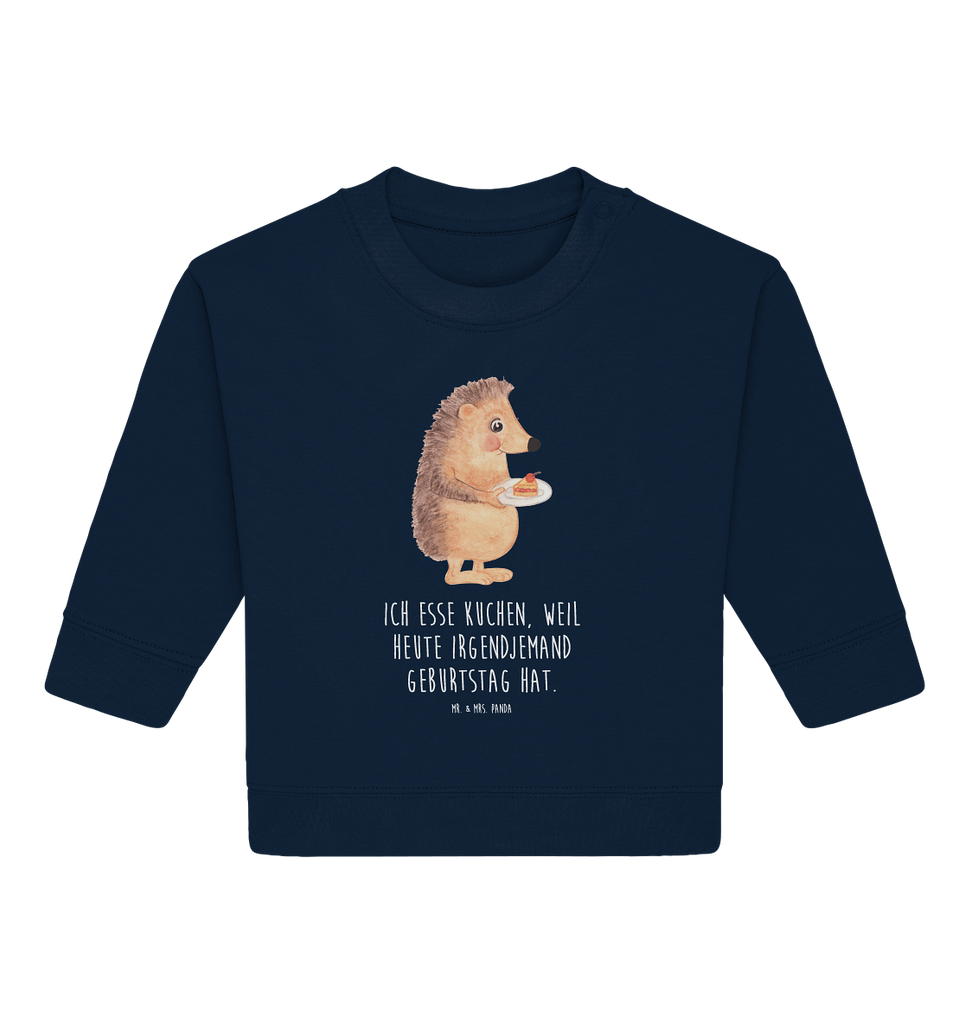 Organic Baby Pullover Igel mit Kuchenstück