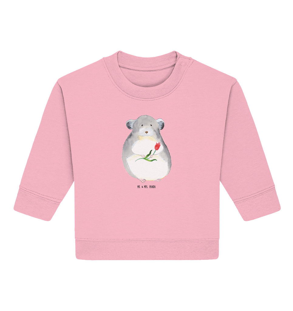 Organic Baby Pullover Chinchilla mit Blume