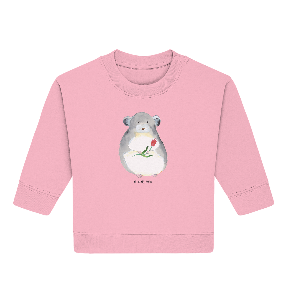 Organic Baby Pullover Chinchilla mit Blume