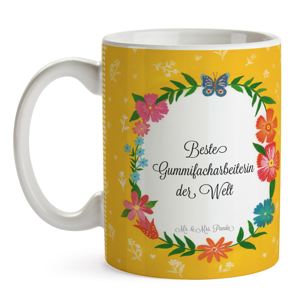 Tasse Design Frame Happy Girls Gummifacharbeiterin Geschenk Becher, Kaffeetasse, Kaffeebecher, Tee, Frühstück, Büro  
