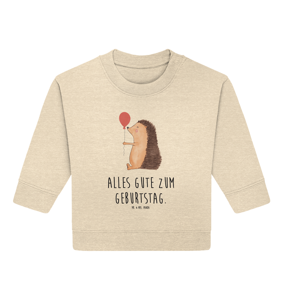 Organic Baby Pullover Igel mit Luftballon