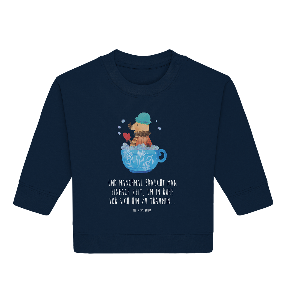 Organic Baby Pullover Nachtfalter Schaumbad