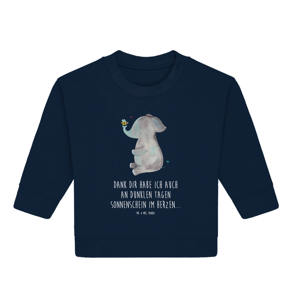 Organic Baby Pullover Elefant & Biene