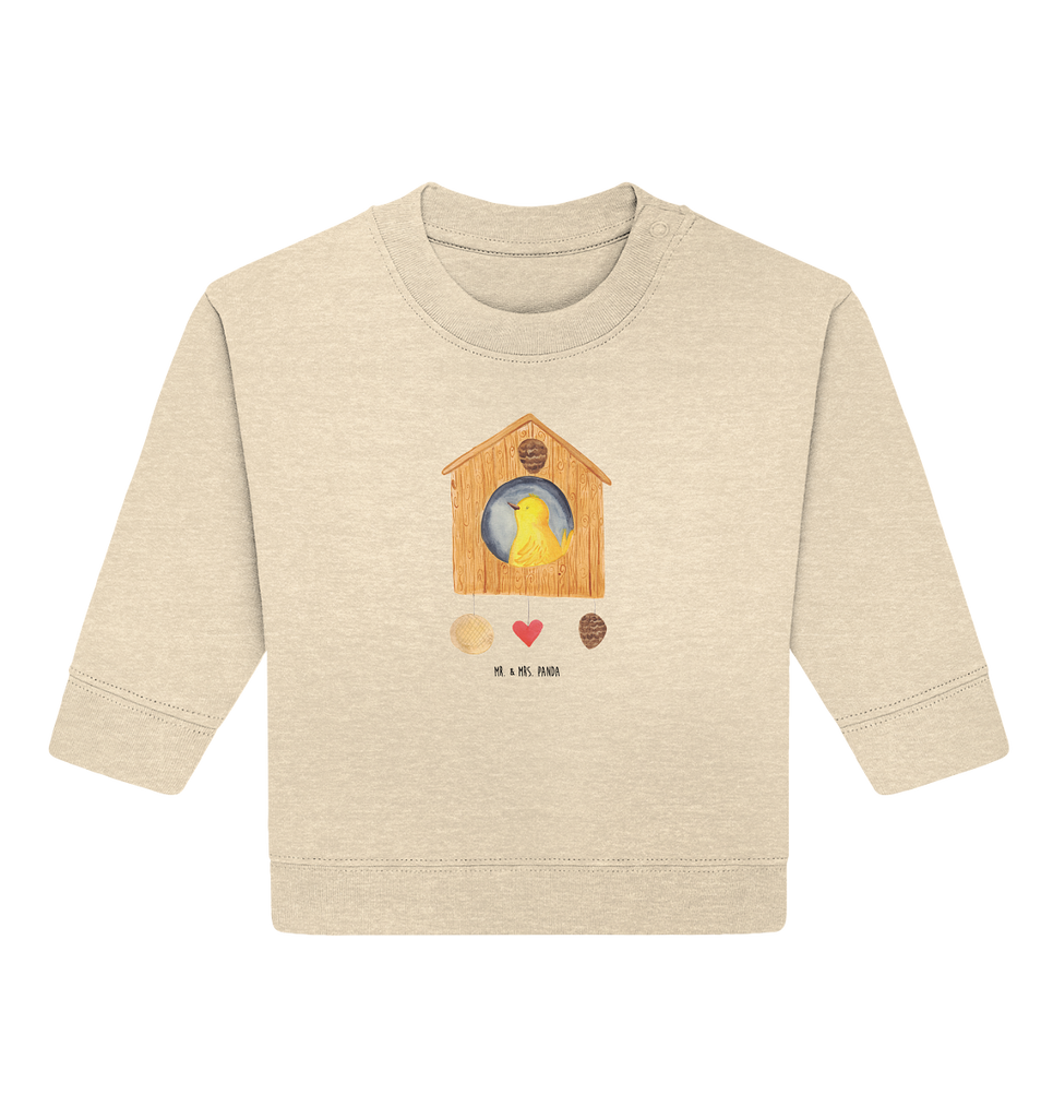 Organic Baby Pullover Vogelhaus sweet Home