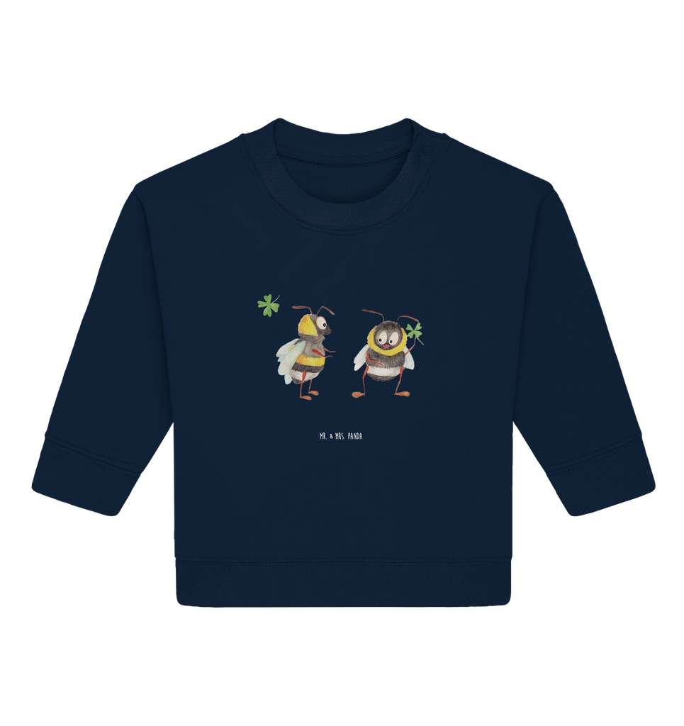 Organic Baby Pullover Hummeln mit Kleeblatt