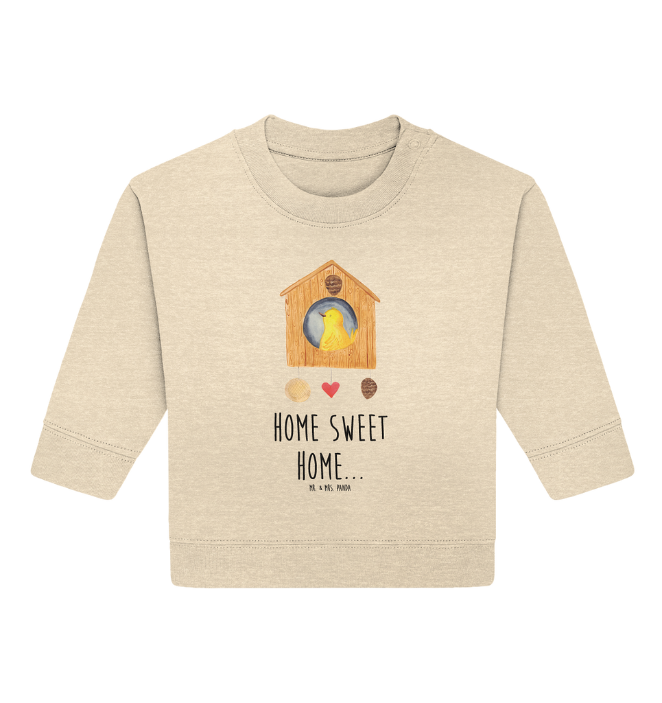 Organic Baby Pullover Vogelhaus sweet Home