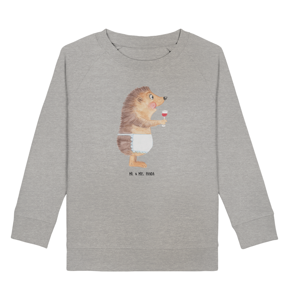 Organic Kinder Pullover Igel mit Wein Kinder Pullover, Kinder Sweatshirt, Jungen, Mädchen, süße Tiermotive, gute Laune, lustige Sprüche, Tiere, Wein Spruch, Igel, Geschenk Weintrinker, Geschenk Weinliebhaber, Wein Deko, Weinglas, Rotwein, Weißwein, Wein trinken