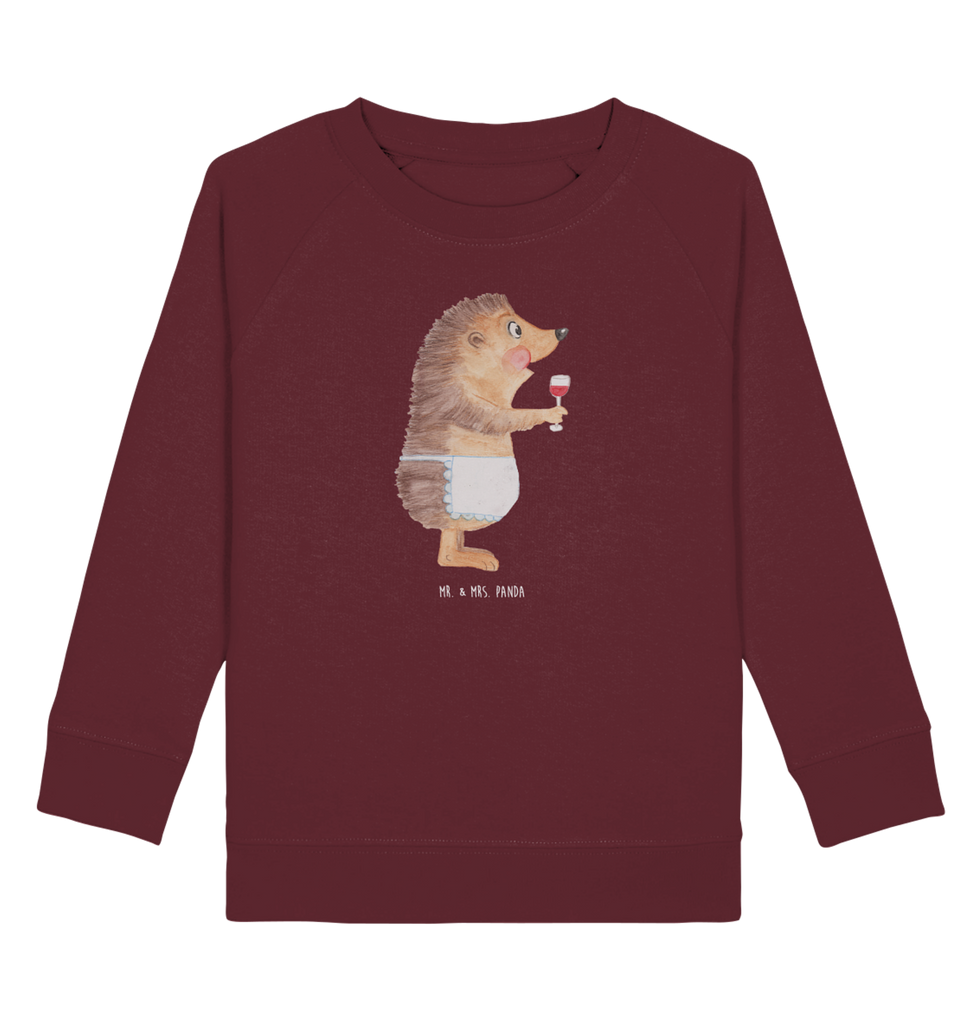 Organic Kinder Pullover Igel mit Wein Kinder Pullover, Kinder Sweatshirt, Jungen, Mädchen, süße Tiermotive, gute Laune, lustige Sprüche, Tiere, Wein Spruch, Igel, Geschenk Weintrinker, Geschenk Weinliebhaber, Wein Deko, Weinglas, Rotwein, Weißwein, Wein trinken