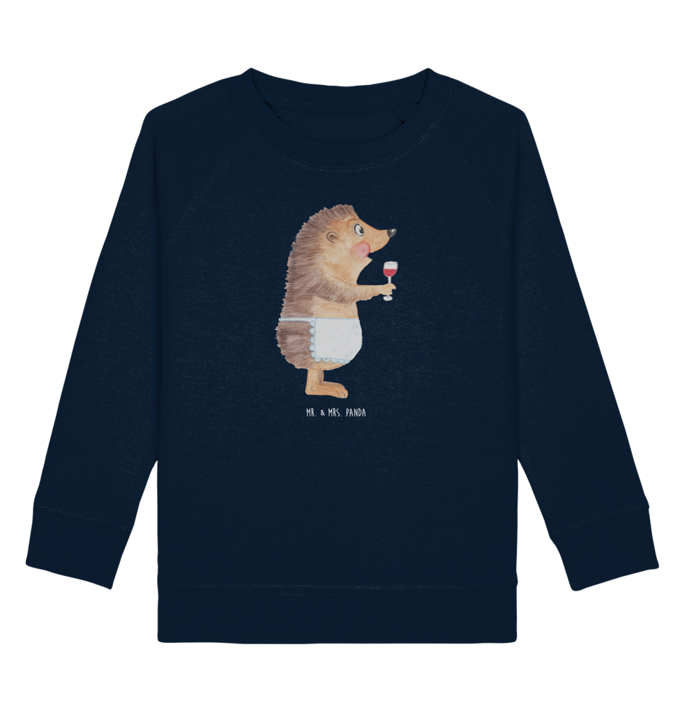 Organic Kinder Pullover Igel mit Wein Kinder Pullover, Kinder Sweatshirt, Jungen, Mädchen, süße Tiermotive, gute Laune, lustige Sprüche, Tiere, Wein Spruch, Igel, Geschenk Weintrinker, Geschenk Weinliebhaber, Wein Deko, Weinglas, Rotwein, Weißwein, Wein trinken