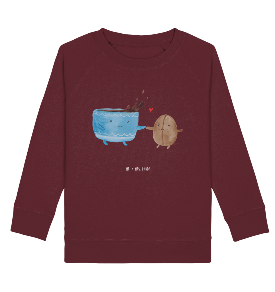 Organic Kinder Pullover Kaffee Bohne Kinder Pullover, Kinder Sweatshirt, Jungen, Mädchen, süße Tiermotive, gute Laune, lustige Sprüche, Tiere, Kaffee, Kaffeebohne, Genuss, Zufriedenheit, Glück