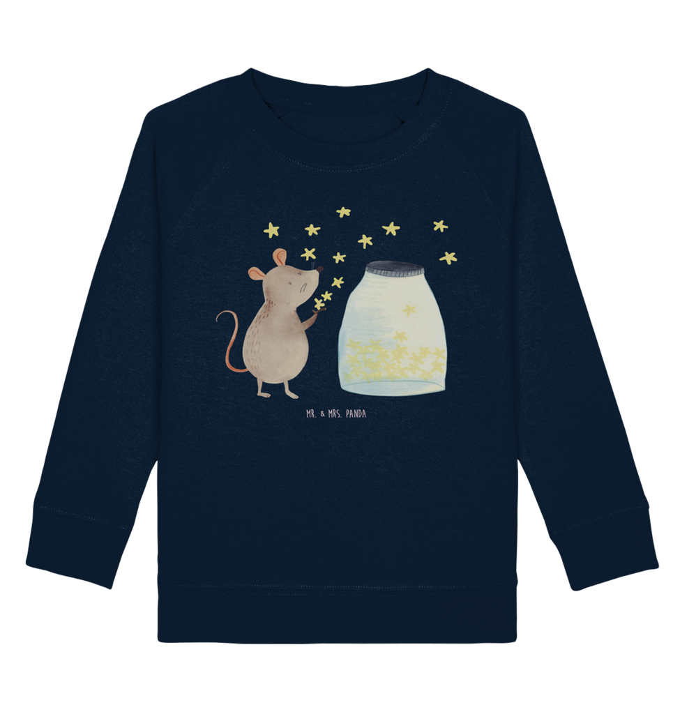 Organic Kinder Pullover Maus Sterne Kinder Pullover, Kinder Sweatshirt, Jungen, Mädchen, süße Tiermotive, gute Laune, lustige Sprüche, Tiere, Maus, Sterne, Wunsch, Kind, Taufe, Taufgeschenk, Geburt, Schwangerschaft, erstes Kind, Kindergeburtstag, Geburtstag, Hoffnung, Träume