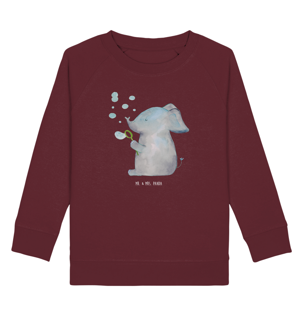 Organic Kinder Pullover Elefant Seifenblasen Kinder Pullover, Kinder Sweatshirt, Jungen, Mädchen, süße Tiermotive, gute Laune, lustige Sprüche, Tiere, Elefant, Elefanten, Dickhäter, Rüsseltier, Seifenblasen, Liebe, Heimat, Gefühl. Daheim, Liebesbeweis, Liebesspruch
