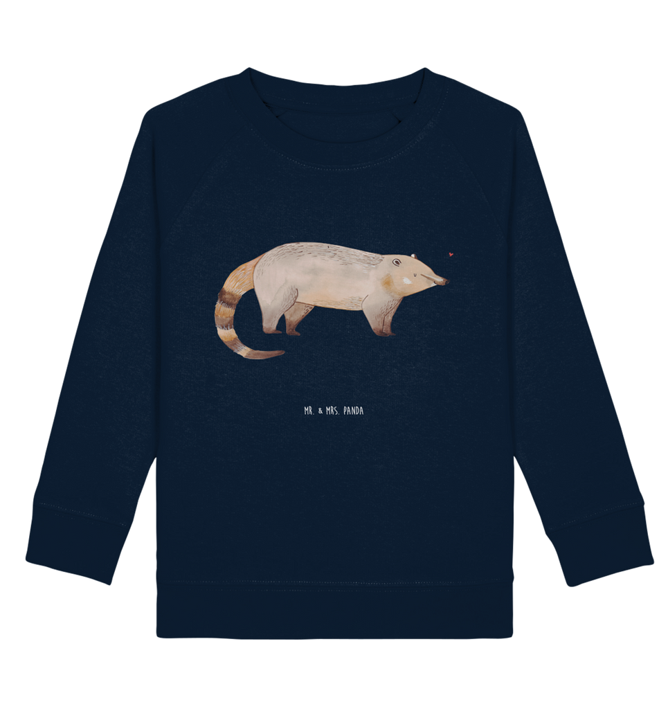 Organic Kinder Pullover Nasenbär Kinder Pullover, Kinder Sweatshirt, Jungen, Mädchen, süße Tiermotive, gute Laune, lustige Sprüche, Tiere, Nasenbär, Nasenbären, Rüsselbär, Bär