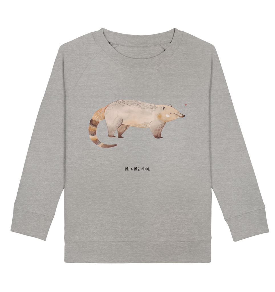 Organic Kinder Pullover Nasenbär Kinder Pullover, Kinder Sweatshirt, Jungen, Mädchen, süße Tiermotive, gute Laune, lustige Sprüche, Tiere, Nasenbär, Nasenbären, Rüsselbär, Bär