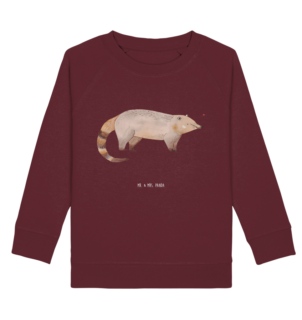 Organic Kinder Pullover Nasenbär Kinder Pullover, Kinder Sweatshirt, Jungen, Mädchen, süße Tiermotive, gute Laune, lustige Sprüche, Tiere, Nasenbär, Nasenbären, Rüsselbär, Bär