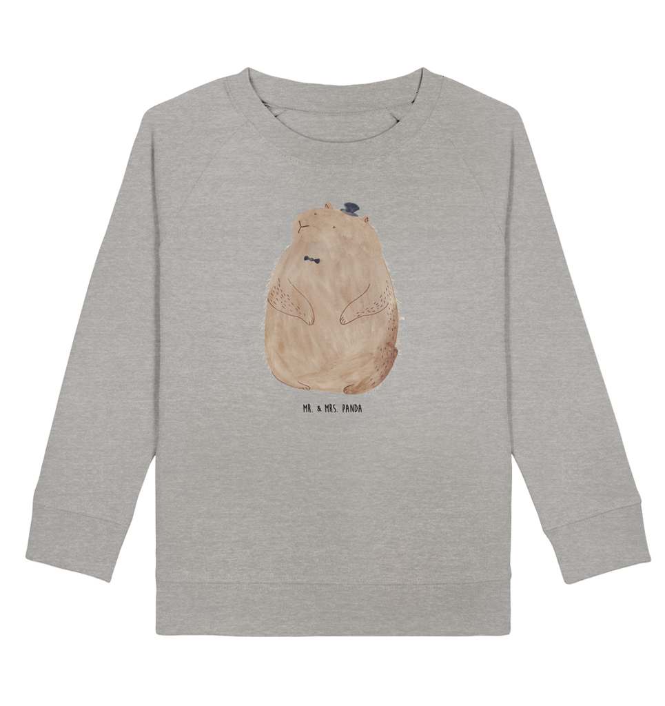 Organic Kinder Pullover Murmeltier Kinder Pullover, Kinder Sweatshirt, Jungen, Mädchen, süße Tiermotive, gute Laune, lustige Sprüche, Tiere, Murmeltier, Knigge, Fröhlichkeit, Freundlichkeit, Respekt, Anstand