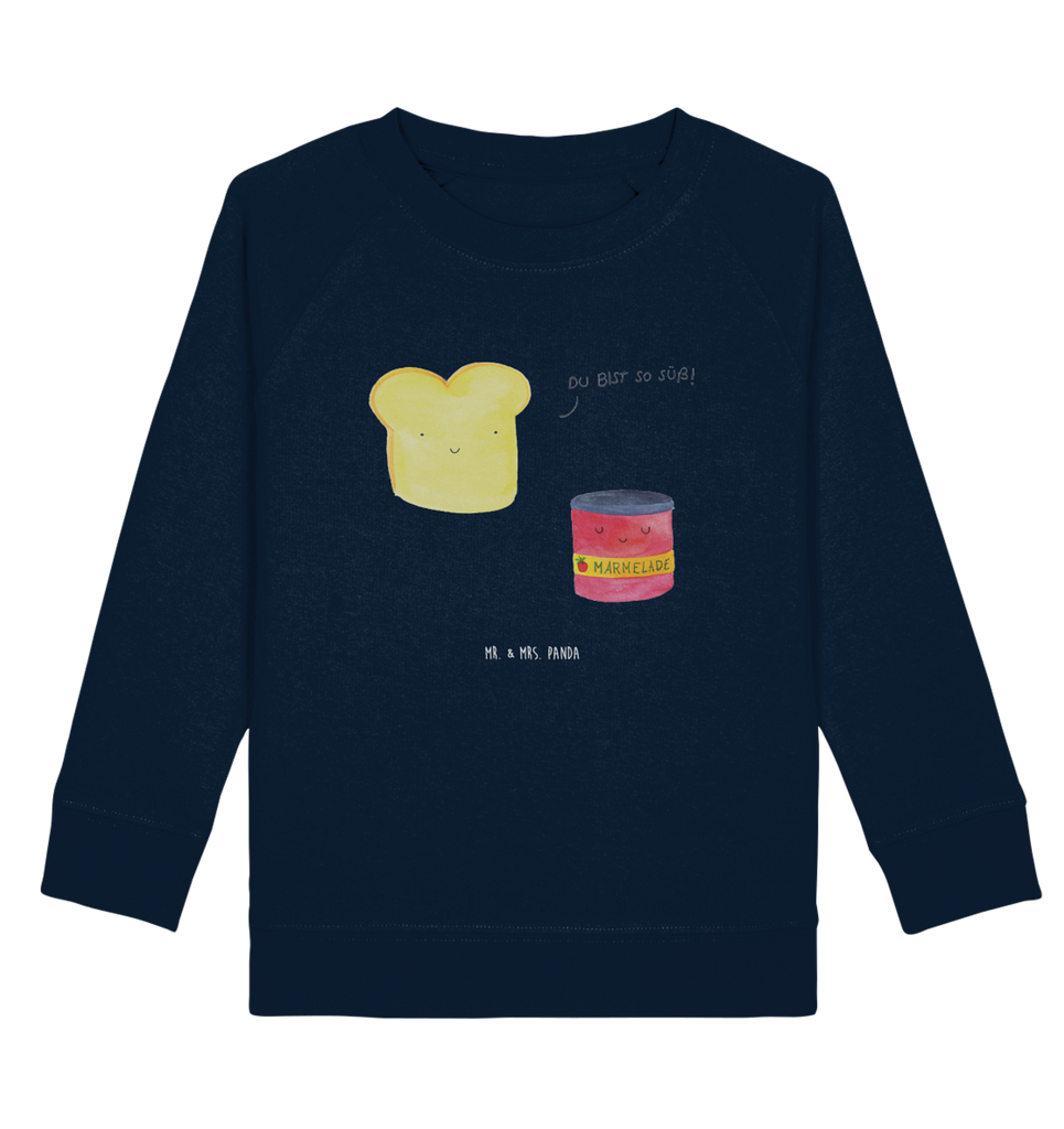 Organic Kinder Pullover Toast & Marmelade Kinder Pullover, Kinder Sweatshirt, Jungen, Mädchen, süße Tiermotive, gute Laune, lustige Sprüche, Tiere, Toast, Marmelade, Dreamteam, süße Postkarte, süß, Küche Deko, Küche Spruch, Frühstück Einladung, Brot, Toastbrot