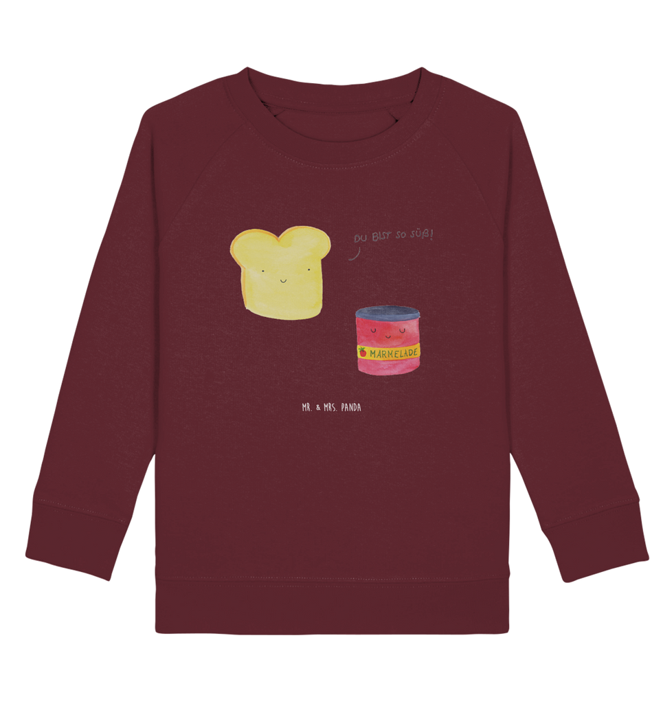 Organic Kinder Pullover Toast & Marmelade Kinder Pullover, Kinder Sweatshirt, Jungen, Mädchen, süße Tiermotive, gute Laune, lustige Sprüche, Tiere, Toast, Marmelade, Dreamteam, süße Postkarte, süß, Küche Deko, Küche Spruch, Frühstück Einladung, Brot, Toastbrot