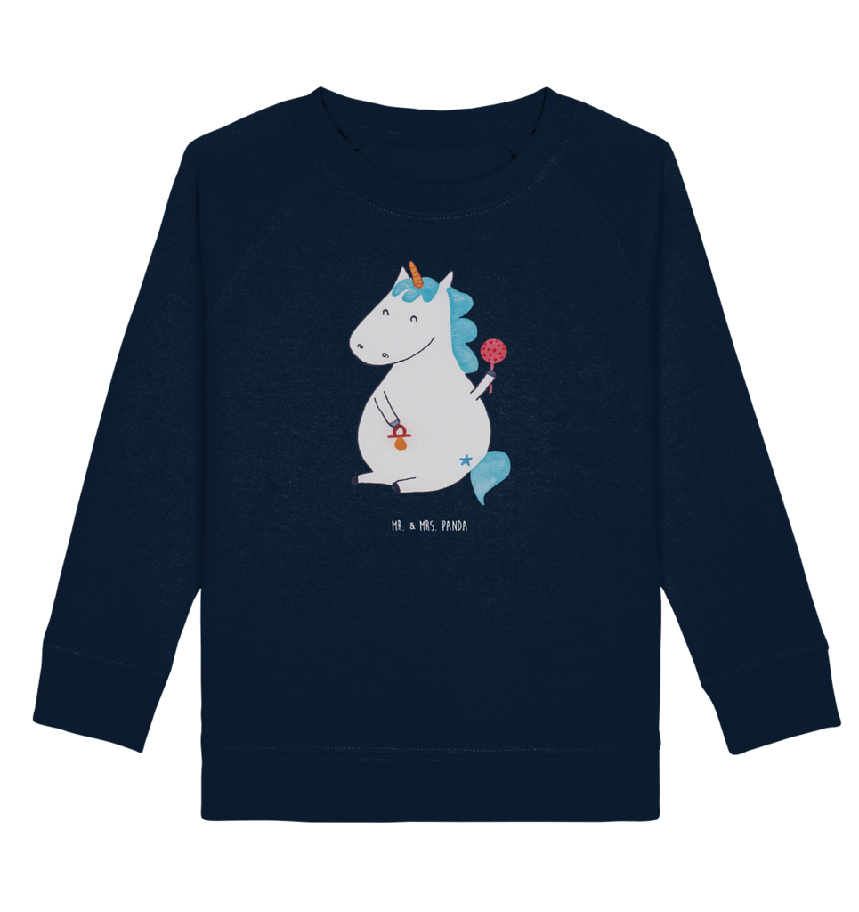 Organic Kinder Pullover Einhorn Baby Kinder Pullover, Kinder Sweatshirt, Jungen, Mädchen, Einhorn, Einhörner, Einhorn Deko, Pegasus, Unicorn, Mutter, Geburt, Geburtstag, erstes Kind, Baby, Babyglück, Nachwuchs, Eltern, Party, Kind, Schnuller